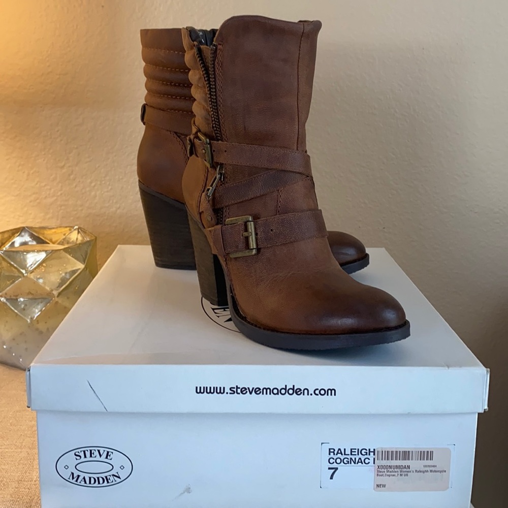 Steven Madden, botties , cognac 7